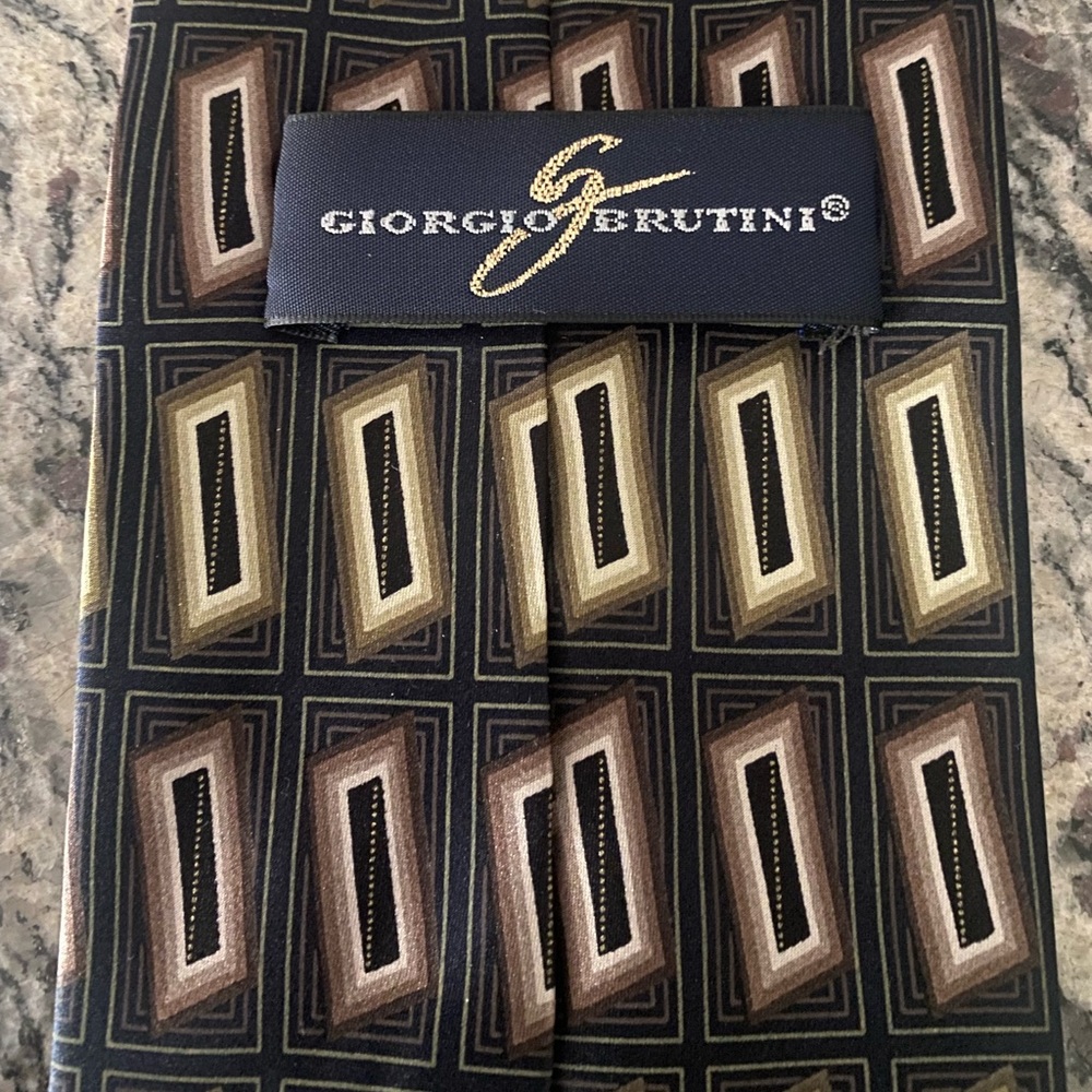 Vintage Giorgio Brutini Men’s Tie 100% silk